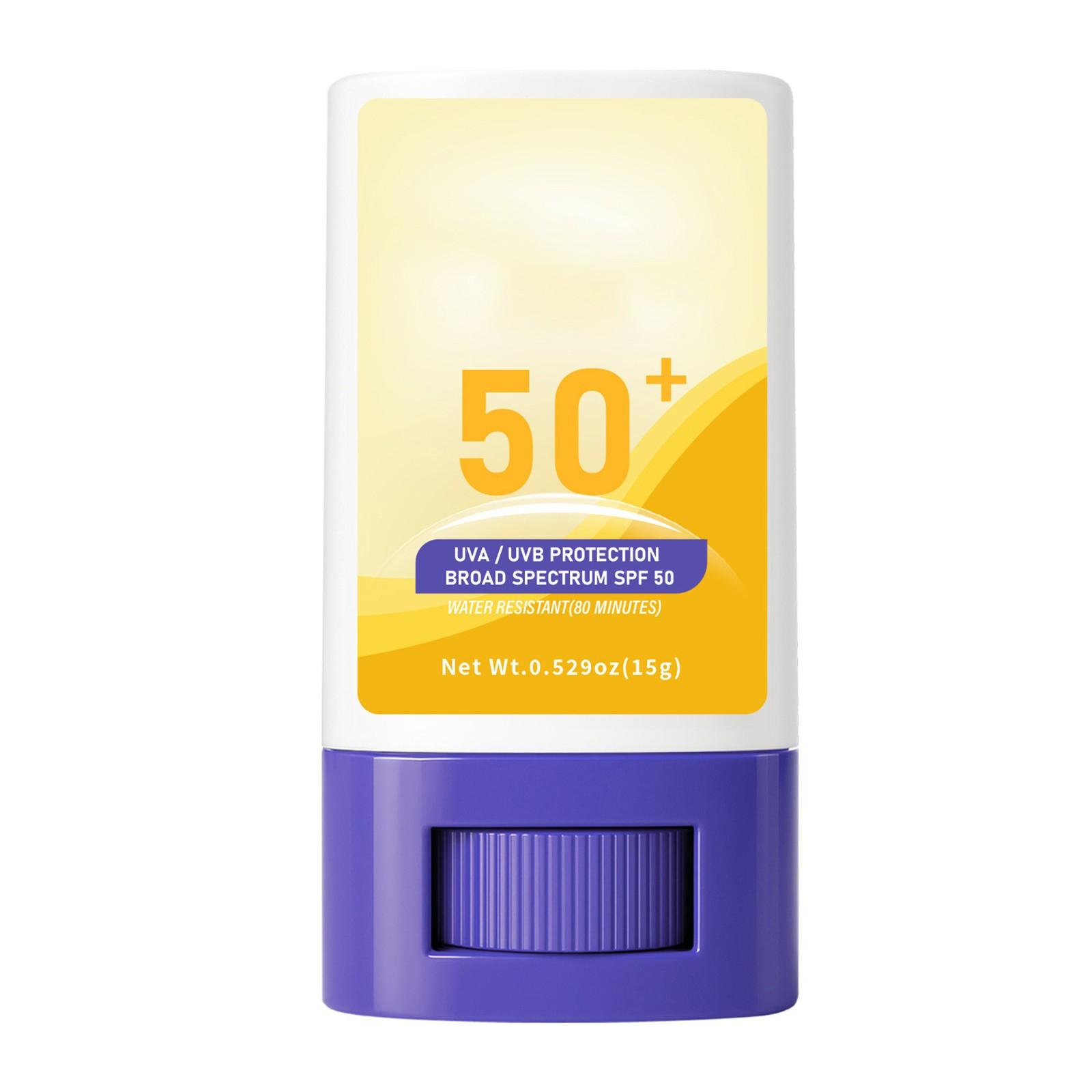 

Солнцезащитный стик-изолятор Портативный Твердый Отбеливающий Защитный Крем Освежает и Не Жирный One Size