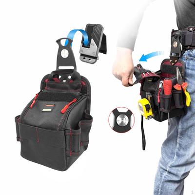 Electrician Tool Pouch Pocket Oxford Storage Tools Holder Waist Belt Bag for Men Construction