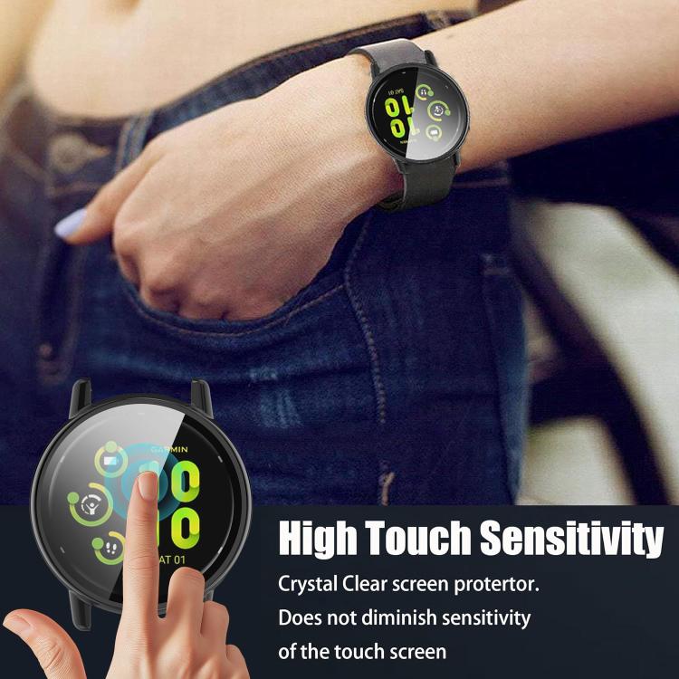 Gehärtete‑Folie‑Integrierte Harte‑PC Voll‑Rand Stoß‑Resistente Uhr Schutzhülle Für Garmin Vivoactive 5 Smartwatch