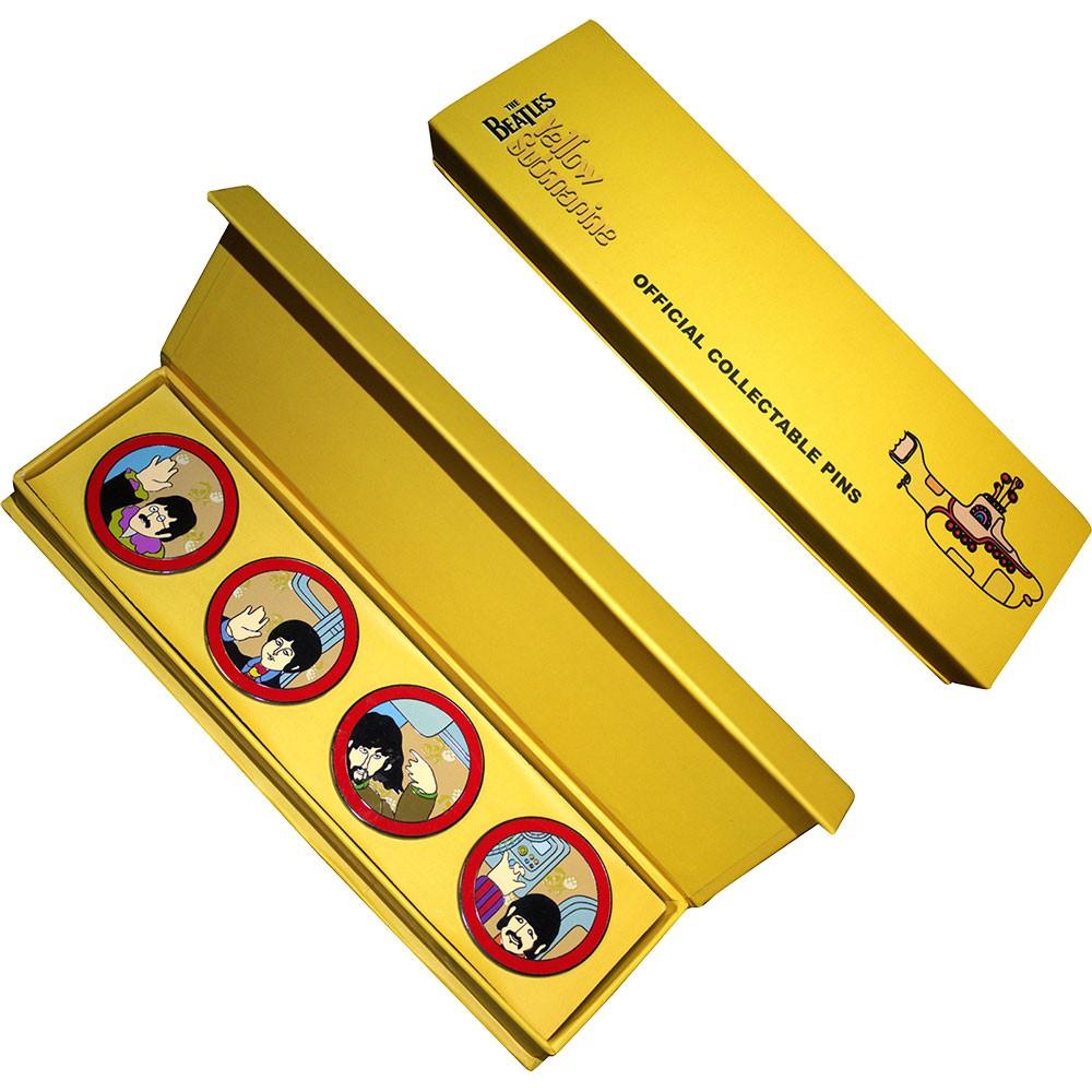 The Beatles Yellow Submarine Portholes Pin Badge Set (Pack of 4)