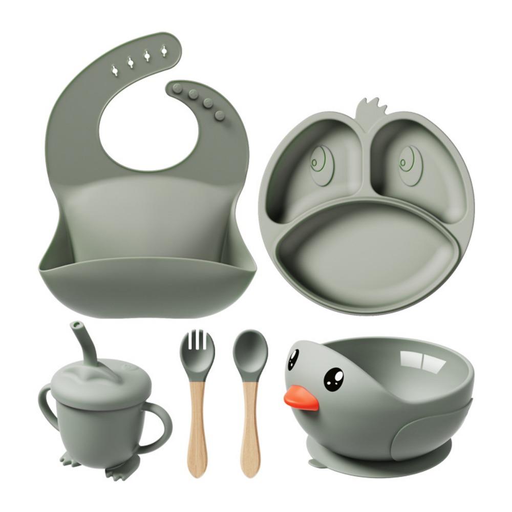 

Children s Silicone Meal Tray Set H