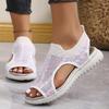 Summer New Breathable Flat Casual Versatile Lightweight Women's Sandals, Women Shoes