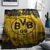 Personalisierter Name, BVB 09 Aufdruck Flanelldecke, weicher Überwurf für Schlafzimmer Sofa, waschbar, Weihnachtsgeschenk, tolles Geschenk.