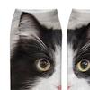 Realistic Cat Face Socks 3D Cat Print Socks Breathable Cute Kitten Socks Funny Xmas Birthday Gifts for Women Men Cat Lovers