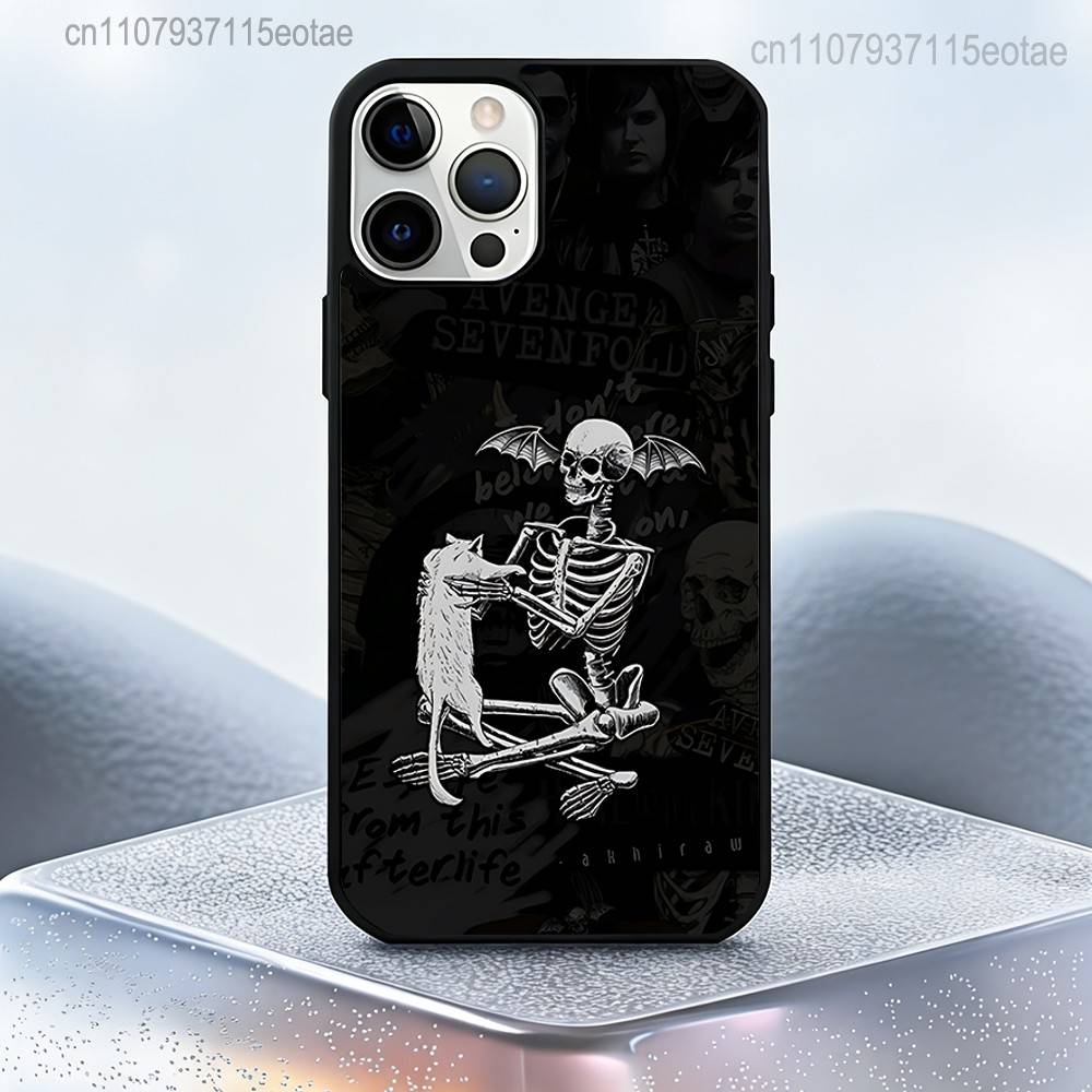 

Avenged S-Sevenfold A7X Band For IPhone 17,16,15,14,13,12,11,Pro,Max,Plus,Mini,SE4,E Protective Magnetic Case Cover iPhone17Pro
