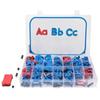 Magnetischer Buchstaben-Set, 238-teiliges magnetisches Alphabet-Spielzeug mit doppelseitiger Magnettafel, Whiteboard-Stifte, Radiergummi, Aufbewahrungsbox für Kinder Kleinkinder