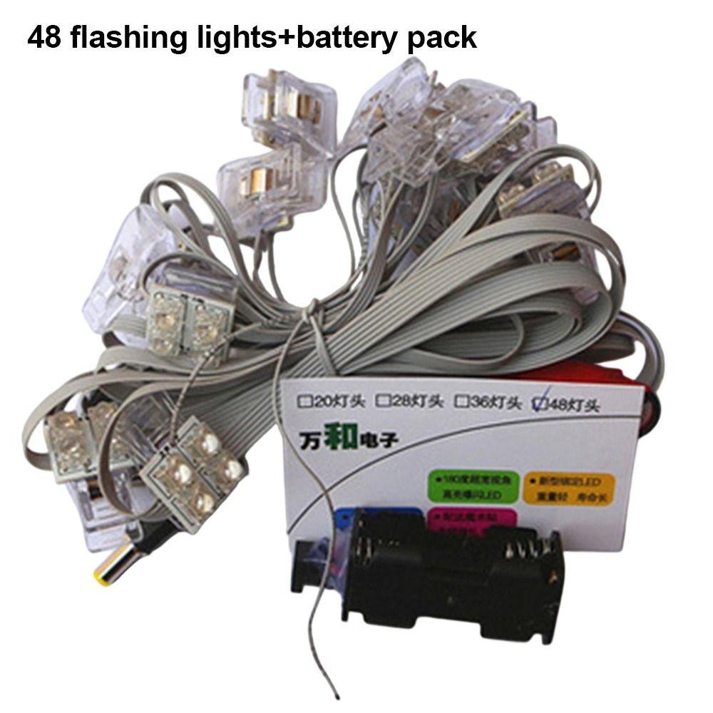 Multistyles Kite Flying Led Lamp Diy Luminous Kite Edge Light Shinning Hanging on Kite Line