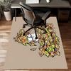 Simon's cat Polyester Carpet, Soft Indoor Mat for Office Chair, Living Room, Computer Desk - Decorative Home Office Rug Design