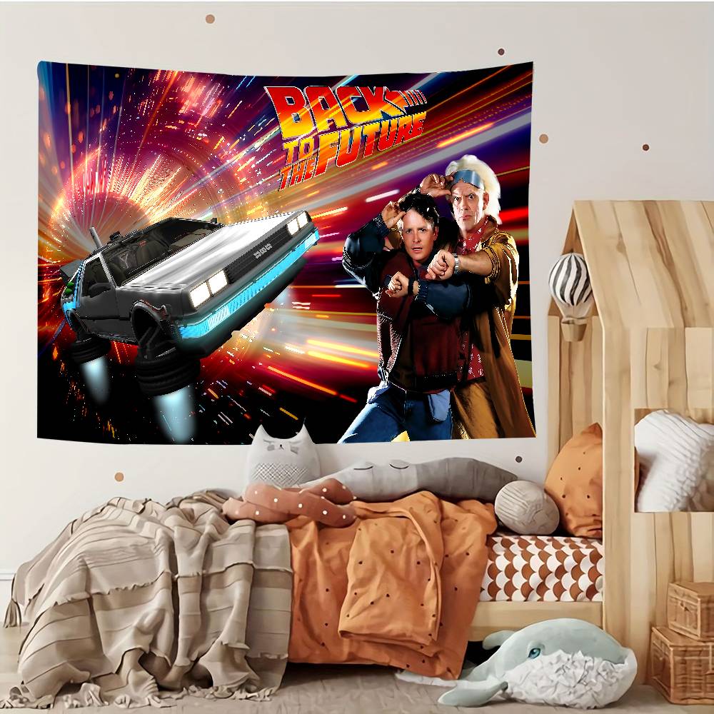 BBack To The Future Tapestry Customizable Tapestries Of Various Styleswall Hangings Celebrity Photo Printingwall Hangings