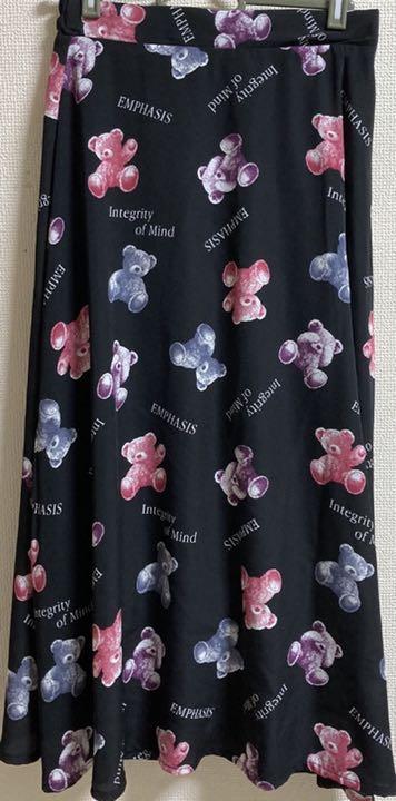 

[USED] BearTeddy BearLong SkirtYandereDreamKawaiiMass-ProducedLandmineColorfulLolitaGothic Lolita