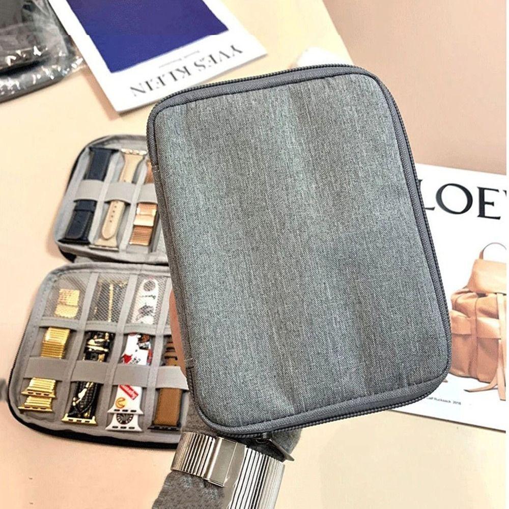 Multifunction Watch Strap Case MultiColors Data Cable Storage Bag Watchband Organizer Watch