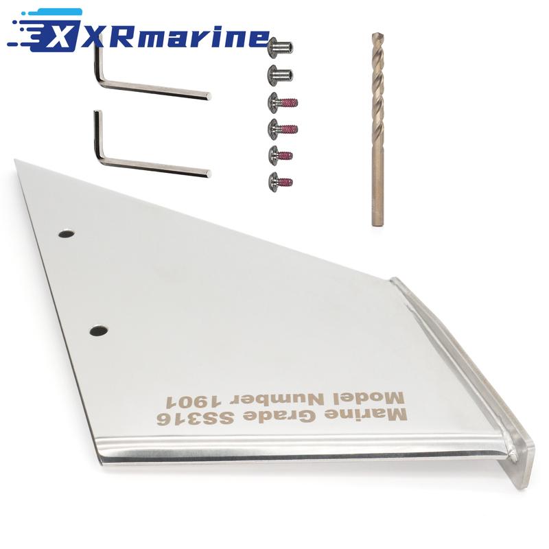 Skeg Guard Kit For Mercury Mercruiser Alpha I Generation II 1991-Present 27031 серебряный