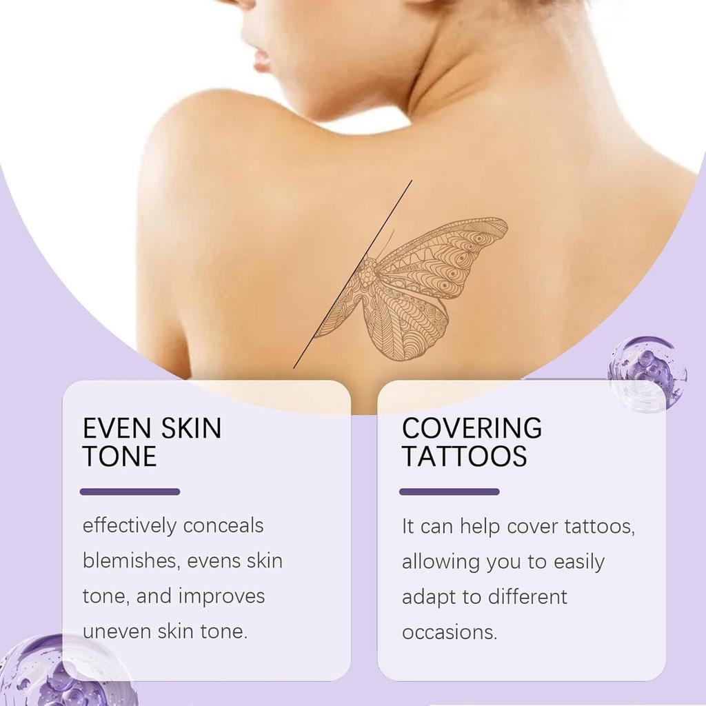 Body Coverage Perfector Waterproof, Body Perfector Skin Full Coverage, Body Makeup Waterproof No Transfer for Leg, Makeup Long‑Lasting