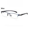 Sun Photochromic Myopia Eyeglasses Optical Men Student Finished Myopia Eyewear Prescription Glasses Frame Half Rim -1.0 -4.0