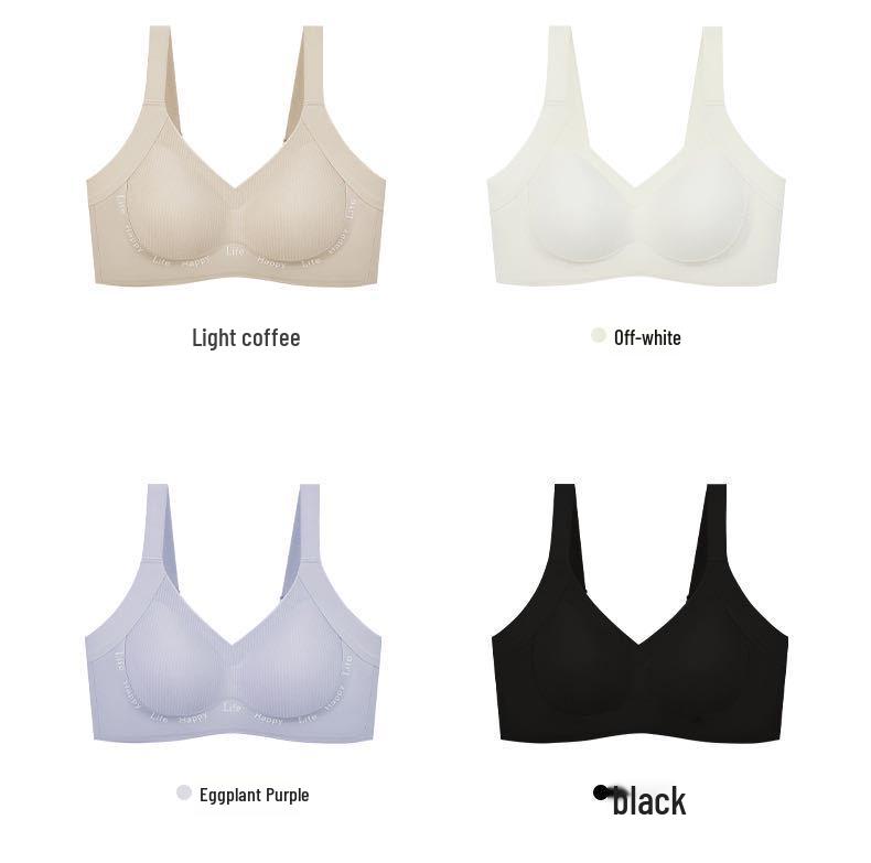 Women s Wireless Seamless Camisole Bra: Lightweight, Side Support, Anti-Sagging XL (60-70 kg)
