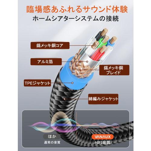 VANAUX MIDI Cable, 5-Pin Keyboard Cord, DIN Male To Male, for Connecting Synthesizers, Electronic Drums, Digital Pianos, MIDI Keyboards, and More (1m)