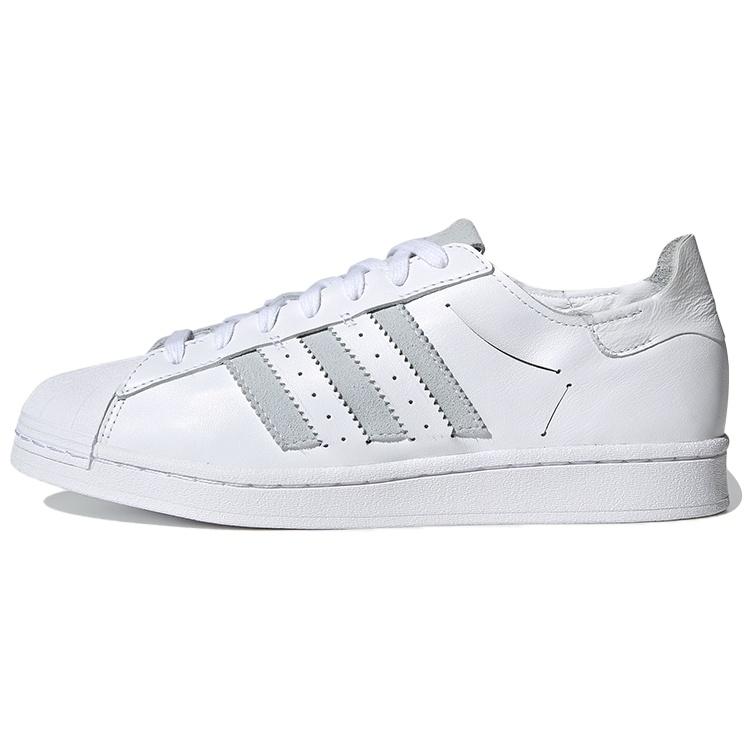 adidas originals Superstar Minimalist Icons  White Grey  Men s FZ3547 EU 36