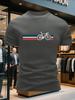 2026 Summer Unisexs 100 Cotton Lined Bicycle Printed Soft Breathable Round Neck Short Sleeve Casual Loose Sports Cycling Tshirt