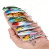 Lure Bait Sinking Water Fluttering SwimVIBSuit6.5CM12.5GWith Sound Beads6Reflective Hook Protruding Eye Bionic Fake Bait Fishing