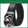 Men Fashion Genuine Leather Belt With Auto Buckle For Office And Casual Outfits