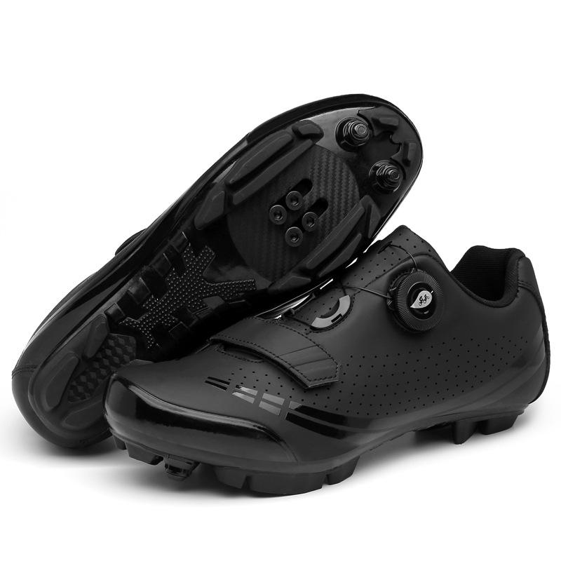 Nuevas Zapatillas de Ciclismo para Exteriores para Hombre y Mujer Zapatillas de Ciclismo Zapatillas de Ciclismo Hebilla Giratoria Bloqueo de Montaña Bloqueo de Carretera Desbloqueado