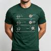 Unisex 100 Cotton O Neck T Shirt Funny Stick Figure Archer Three Scene Target Shooting Mood Graphic Archery Short Sleeve Tee Tops