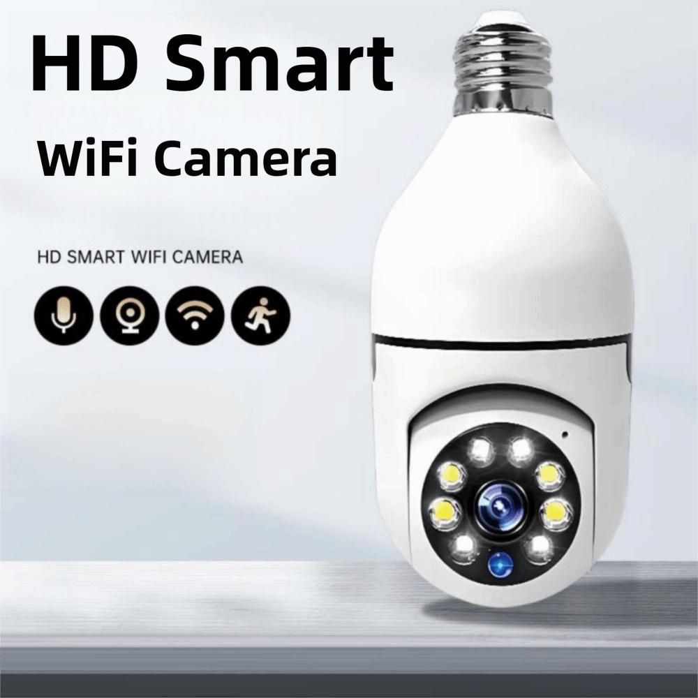 360 Degree Light Bulb Security Camera Full Color Night Vision Automatic Human Tracking Wireless WiFi Camera 5GHz WiFi