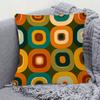 Retro S Style DoubleSided Decorative Throw Pillow Case Vibrant Pattern Cushion Cover for Sofa Living Room Office Home Decor