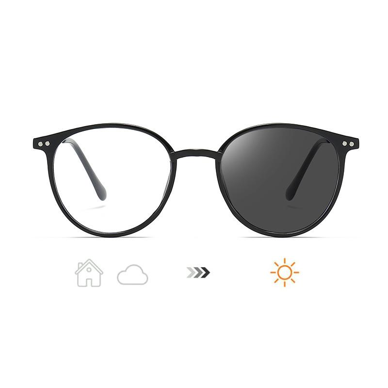 Progressive Multifocus Reading Glasses High Definition Photochromic Presbyopia Eyewear Anti-Blue Light Far Sight Glasses