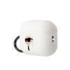 Karl Lagerfeld KLAP2RUNIKH AirPods Pro 2 (2022/2023) cover white/white Silicone Karl Head 3D