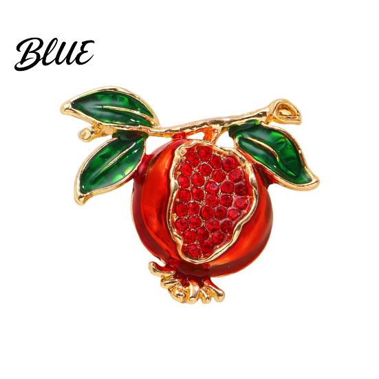 Bag Decoration Pin Oil Dripping Fruit Brooch Alloy Cherry Strawberry