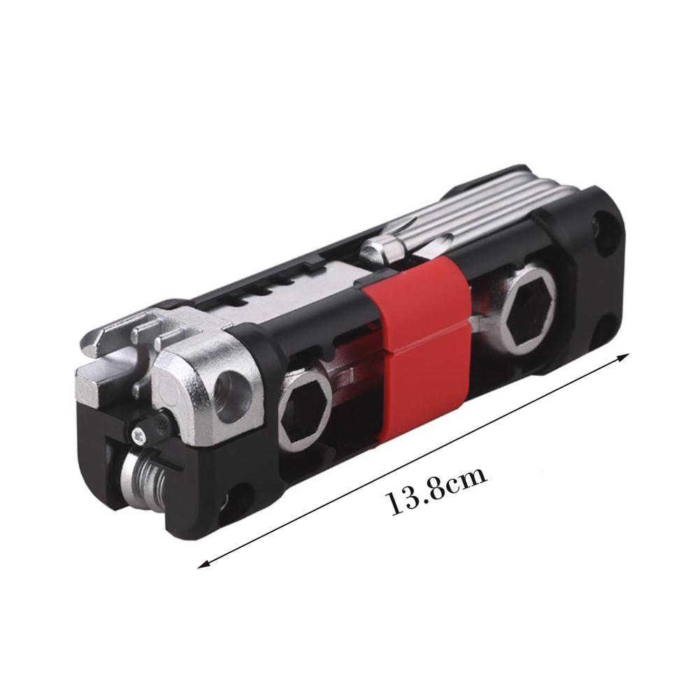 Multifunctional Bike Repair Wrench Set With Hex Cross Screwdriver Bits For Cycling Motorcycle Outdoor Maintenance Tool