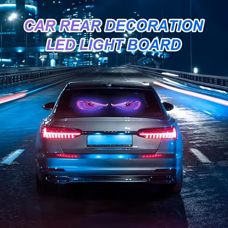 Kit auto cu două piese USB Dynamic Demon Eye, potrivit pentru SUV-uri și camioane, lumini LED pentru mașini cu expresie cool