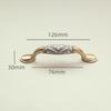 Luxurious Shoe Cabinet Handles with Retro Ceramic Design