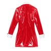 Women's Shiny Long Sleeve Bodycon Dress