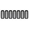 7 pezzi/set Griglia Anteriore a Rete Copertura Inserti Griglia Trim Per Jeep Renegade 2015-2018