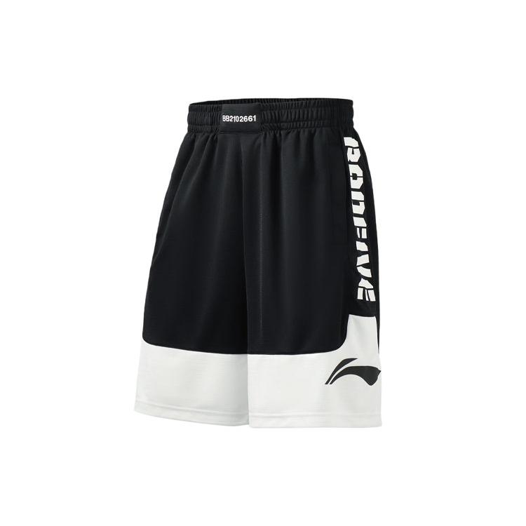 Li Ning Badfive Basketball Shorts Men s Black AAPR207-4 S