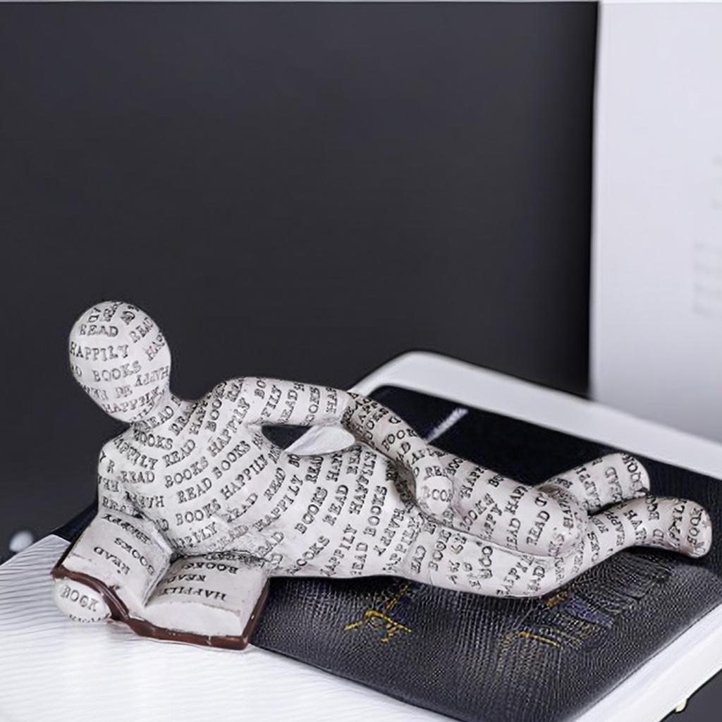 Lesende Frauen Lesende Figuren Dekor Nordisch Modern Denker Statue Moderne Abstrakte Kunst Skulptur Harz Bücherregal Dekor Geschenk