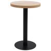 Day and Night - Day and Night Light Brown MDF Bistro Table 50 Cm