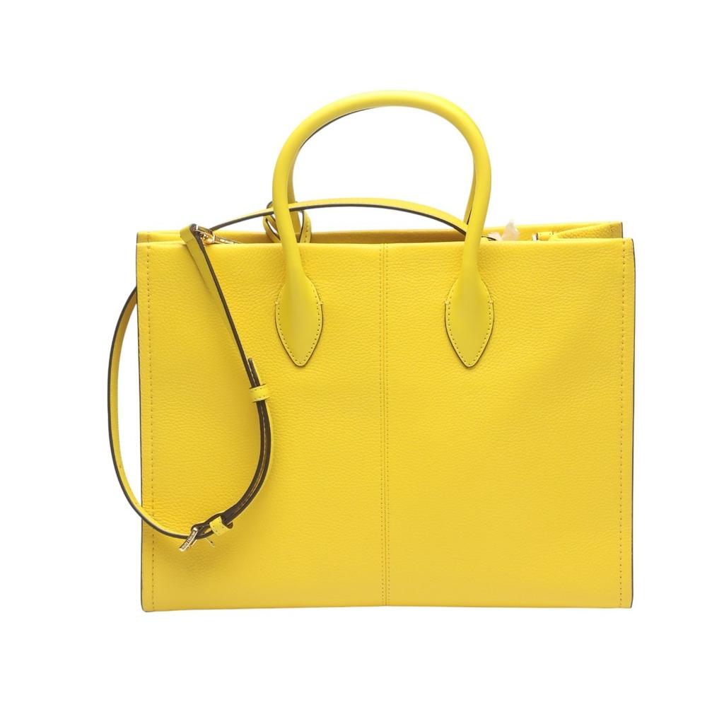 Michael Kors Shoulder Bag Handbag Cowhide yellow Women Used