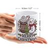 1pc 11oz Blank Ceramic Coffee Mug, Double-sided Printed Drink Cup, Polished Surface, Sturdy Structure, Classic Daily Mug for Home and Office