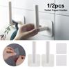 Bathroom Self-adhesive Cutting Board Pot Lid Holder Tissue Hanger Toilet Paper Holder Storage Racks