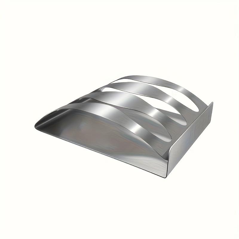 1pc Premium Wall Mounted Toothbrush Holder Storage Stainless Steel Razor Holder Self-Adhesive for Shower Bathroom Organizer