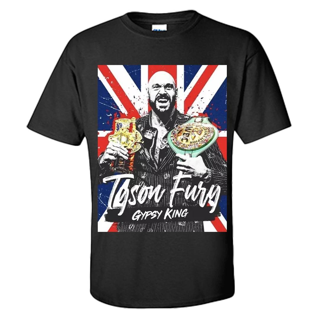 Tyson Fury T shirt The Gypsy King Shirt Heavy weight Boxing Champion S-XXXL S