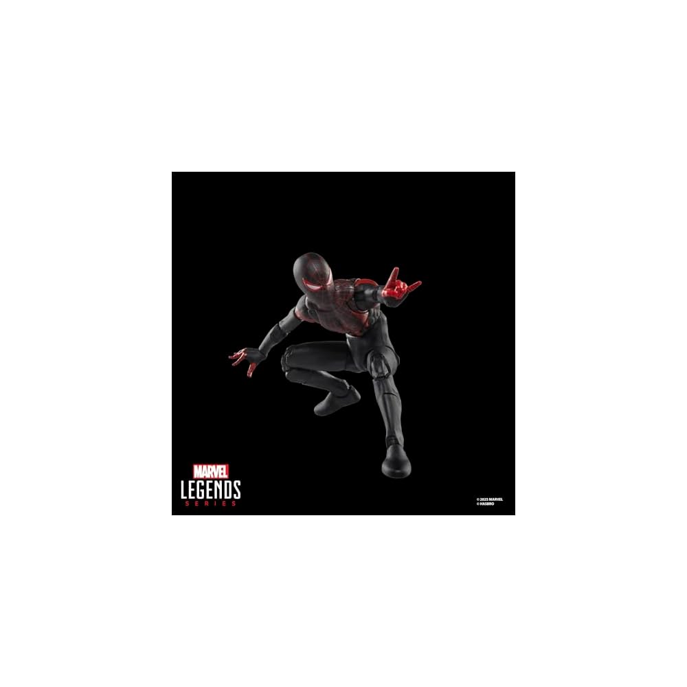 Hasbro Marvel Legends Ultimate Miles Morales Action Figure 15 Cm with Comic Accessories