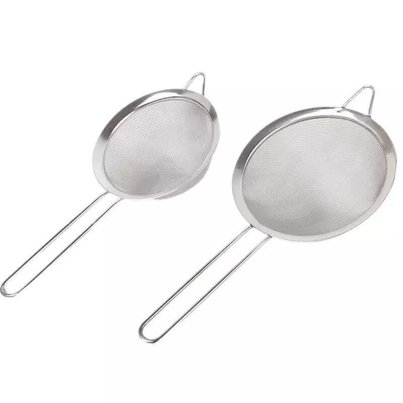 

Дуршлаг из нержавеющей стали с антимагнитным покрытием и решеткой для масла из саржевого полотна с широкими краями, 8 см-24 см 8cm thickened pointed ear oil grid