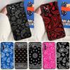 Black Bandana Paisley For Samsung Galaxy A05 A06 A16 A54 A34 A14 A55 A35 A15 A53 A33 A13 A22 A32 A52 Phone Case