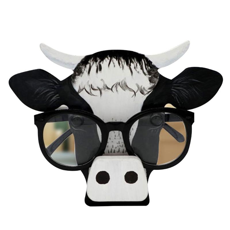 Animal Glasses Rack 3D Animal Wooden Carvings Sunglasses Display Rack Shelf Eyeglasses Show Stand Jewelry Holder X3UC