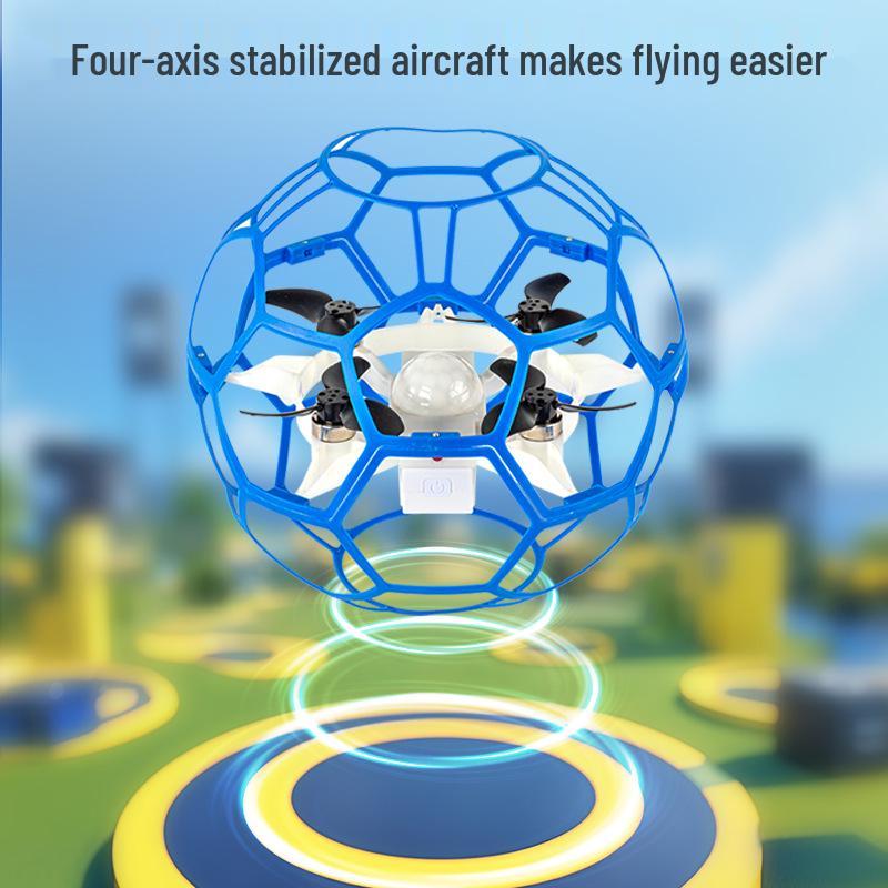 Cross S100 Brushless Football Drone: Teen Training & Stunt Quadcopter with Remote Control.