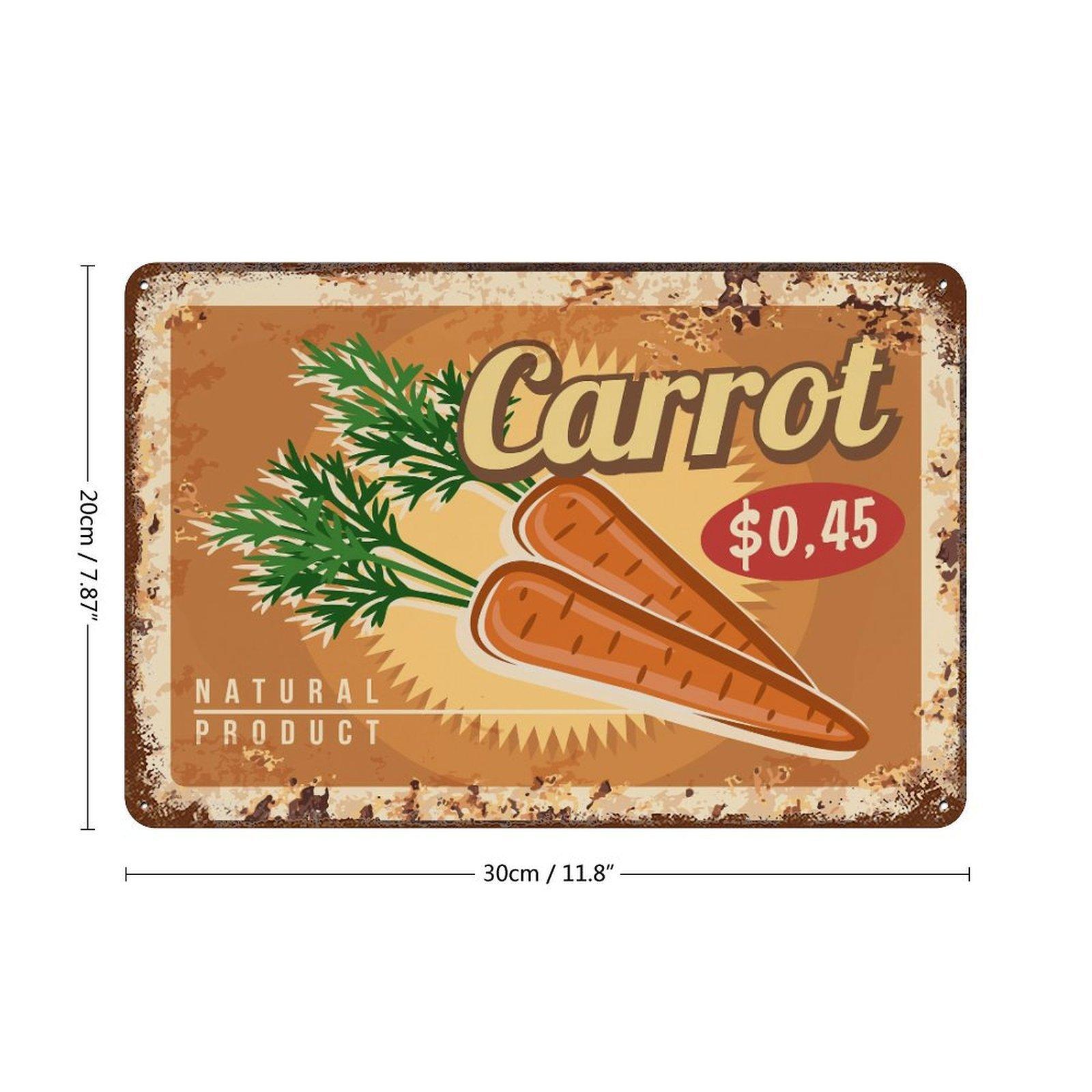 

1-Pack rustic weathered metal sign, 20×30cm and 30×40cm, vintage décor for bar area, cafe or living space 20*30CM